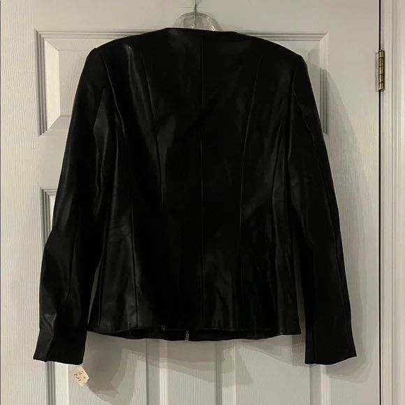 NWT faux Leather Jacket - Picture 3 of 4